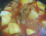 A picture of step 8 of Aloo Chicken Salan.
