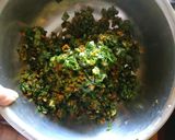 A picture of step 2 of Bread palak cutlets.