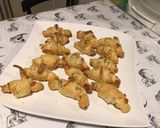 Une image de l'étape 6 de Minis croissants au cheddar, pecorino et pavot bleu.