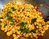 A picture of step 2 of Sweet corn chat 😋😋.