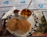 A picture of step 3 of Spicy aalu sabji with kasuri methi puri.