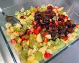 Une image de l'étape 11 de Salade d’ananas aux fraises, raisin et myrtilles.