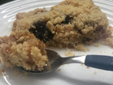 Crumble de avena, manzana y pera