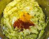 A picture of step 1 of Veg Frankie.
