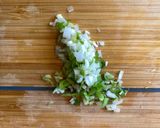 A picture of step 1 of Thai omelette (Kai Jeow).