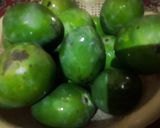 A picture of step 1 of Mango Jaam🍋.