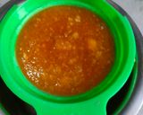 A picture of step 3 of Bael juice.