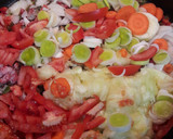 Foto del paso 1 de la receta: Verduras rellenas de arroz c/verduras al eneldo