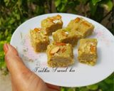 A picture of step 8 of Lauki barfi.