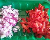A picture of step 2 of Pigeonpeas#themechallenge.