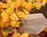 A picture of step 3 of Pumpkin Stirfry with Multigrain Fulkas.