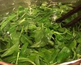 A picture of step 3 of Cold Tossed Malan Greens.