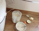 Foto del paso 1 de la receta: Pan de molde espelta integral sin corteza (sin horno)