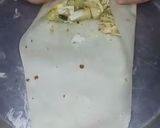 A picture of step 2 of Chicken Aloo Roll.