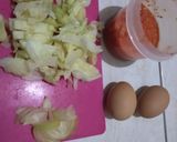 Foto langkah ke 2 dari resep Mie tek-tek goreng udang.