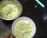 A picture of step 1 of Cabbage Sandwich.