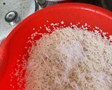 Hình bước làm 2 của món Xôi dừa hạt sen