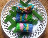 Foto langkah ke 4 dari resep Lemper Ayam Rainbow bumbu gule super Laziizz enakx 😚😚.