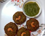 A picture of step 4 of Hara Bhara kabab.