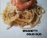 Foto langkah ke 5 dari resep Spaghetti Oglio Olio with shrimp.