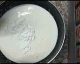 A picture of step 4 of Rose Mahalabia (Arabian dessert) Milk pudding.