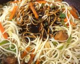 A picture of step 15 of Non Veg Noodles (Chowmein).