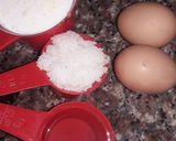 A picture of step 1 of Egg caramel.