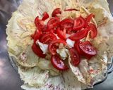 Une image de l'étape 7 de Salade castelfranco aux tomates, pecorino truffé et persil.
