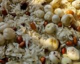 A picture of step 4 of Poha Namkeen.