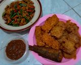 Foto langkah ke 7 dari resep Tumis kacang panjang dan tempe.