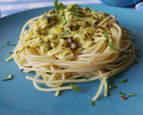 Foto del paso 9 de la receta: Espaguetis con pollo y champiñones a la crema