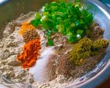 A picture of step 1 of Spicy bajara rotalo.