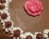 Cukormentes csokis- meggyes torta recept fázis 13 fotója