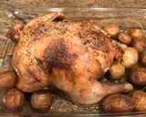 A picture of step 2 of Roasted whole chicken.