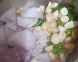 A picture of step 1 of Methi Matar Malai in White Gravy.