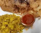 A picture of step 6 of Instant bread dosa.