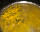 A picture of step 1 of Mix dal with palak.