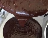 Foto langkah ke 6 dari resep Eggless Chocolate Cake (No Mixer).