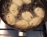 A picture of step 10 of Portuguese-Style Salt Cod Fritters (Buñuelos de Bacalao).