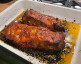 Une image de l'étape 8 de Côtes levées sauce barbecue.