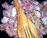 A picture of step 2 of Smoky Beef Karhai.