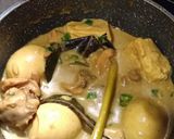 Foto langkah ke 4 dari resep Opor Ayam Tahu Telur Bumbu Kari.