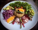 Foto del paso 8 de la receta: Ensalada de quinoa con naranja y guacamole