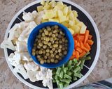 A picture of step 4 of Vegetable Kurma.