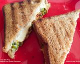 A picture of step 5 of Grilled cheese paneer sandwich.