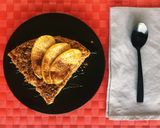 Foto del paso 6 de la receta Tarta de manzana con crumble (integral sin azúcar)