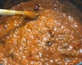 A picture of step 5 of Chilli con carne.