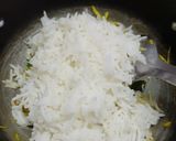 A picture of step 3 of Mavinakayi Chitranna (Raw mango rice).