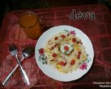Foto langkah ke 7 dari resep Nasgor Sozzis Pedas Deva.