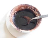 A picture of step 2 of Cranberry Blueberry Waffles with Chocolate Sauce.